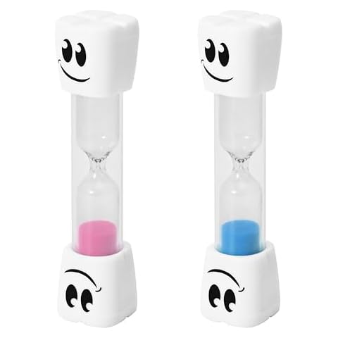 TeacherFav 2 Minute Sand Timer Set for Kids Cover
