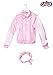Fun Costumes Women's Plus Size Satin Pink Ladies Grease Movie Jacket, 2X, Hot Pink