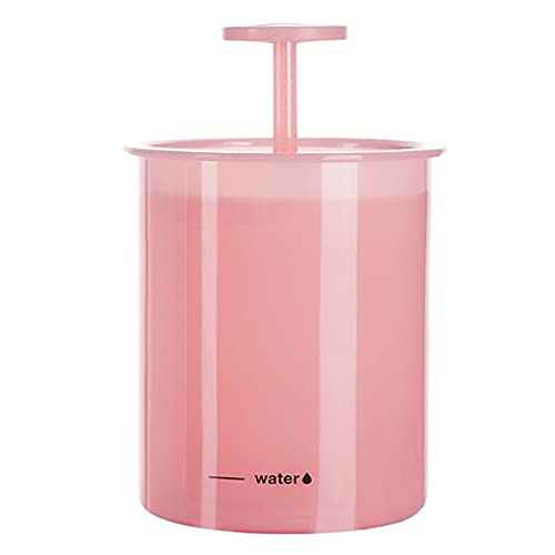 NOPEILVI Nettoyant pour Le Visage Moussant Maquillage Lavage Bubble Maker Voyage Ménage Riche Mousse Maker Tasse Mousse Maker en Plastique Bubble Maker Foamer Outil De Nettoyage du Visage (Rose)