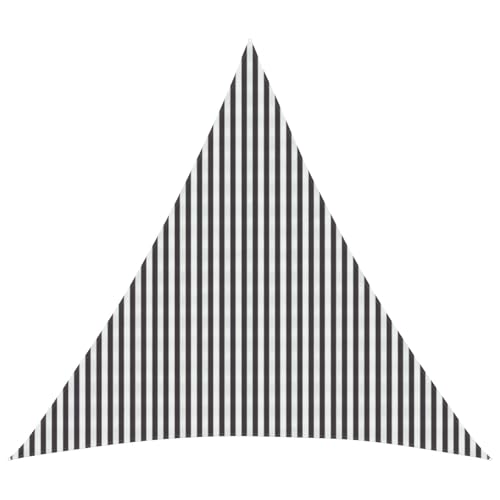 Voile d'ombrage triangulaire contre la chaleur sur la terrasse