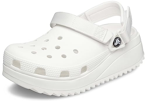 Crocs Unisex Erwachsene Hiker Clog Clog, White/White, 36/37 EU