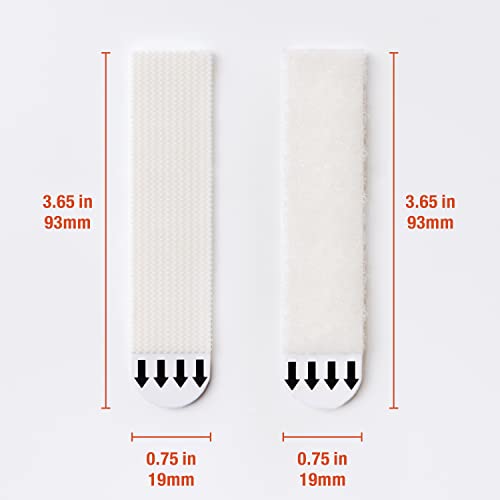 Image of MOVELYST 180-Pairs(360 Strips) Large Picture Hanging Strips Heavy Duty, Removable Hook and Loop Tape Picture Hanger Damage Free, Waterproof Adhesive Strips for Frame Hanging, Heavy Duty
