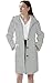 SAUKOLE Pea Coats for Women Winter Fashion Wool Blend Trench Jacket Single Breasted with Hood and Pockets