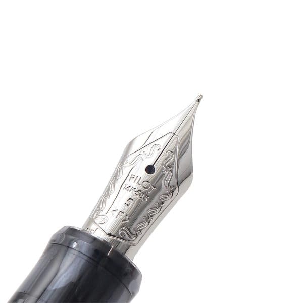 Image of PILOT Custom 74 Tinted Black CT Fountain Pen - 14KT Gold FINE Nib