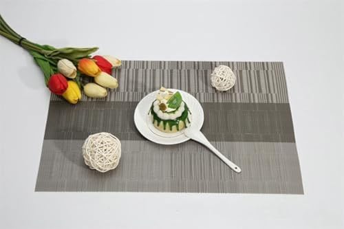 Set de table antidérapant et durable contre les taches pour repas x4 - 3