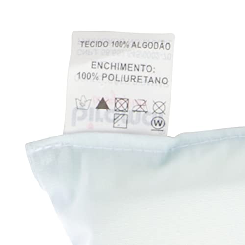 Biramar Baby Travesseiro Para Bebê Antissufocante Azul Azul