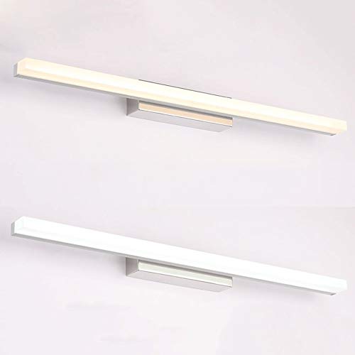 YIHANSS LED Bathroom Mirror Light, Moisture-Proof Wall Front Lamp, Fog-Proof Vanity Lights Metal Bath Mirror Cabinet Lamp Surface-Mounted Mirror Wall Lamps [Energy Class A+] (Color : 12w 6000k)