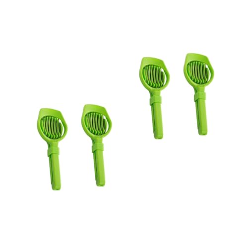 MUCKLILY 2 Series Cortadora Verduras Multipropósito Slicer Manual Dátiles Y Huevos Ergonómico Utensilios De Cocina Cortes Uniformes Y Rápidos 2 Piezas*2