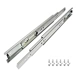 Schubladenschienen 350mm, 1 Paar (2 Stk.) Kugelauszug, 35mm Nut Schubladenauszug, Vollauszug Schubladenführungen mit Montageschrauben, Schubladen Schienensystem, Schubladen Führung belastbar bis 35 kg