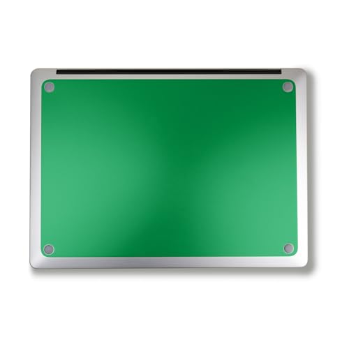 Image of Laptop Skin Compatible with Surface Laptop 7 15 inch (2024) - Solid Green - Premium 3M Vinyl Protective Wrap Decal Cover - Easy to Apply | Crafted in The USA by MightySkins