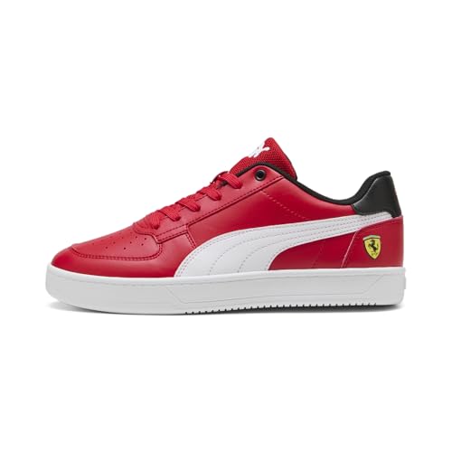 PUMA Men's Ferrari Caven 2.0 Shoes, Rosso Corsa-White, 7