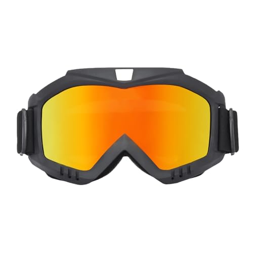 Lightweight Anti-Fog Ski Goggles with Adjustable Head Strap for Men Women (Orange) - image 1