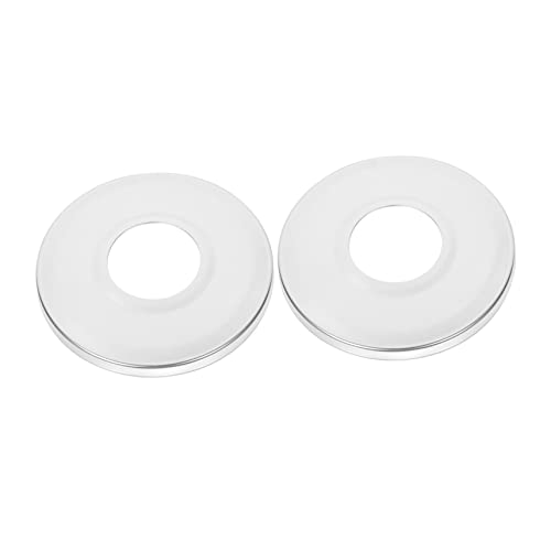 Placas decorativas para escalera de piscina 2 piezas acero inoxidable