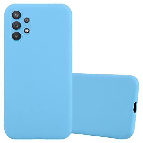Cadorabo Funda para Samsung Galaxy A32 4G en Candy Azul - Cubierta Proteccíon de Silicona TPU Delgada e Flexible con Antichoque - Gel Case Cover Carcasa Ligera Cover