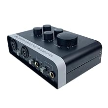 PROFESSIONAL: The portable sound interface supports high resolution sound up to 24 bit, 192kHz to create studio quality vocals, powerful guitars, sweet keys, and large drums. It has built in left and right channel inputs for connecting microphones an...