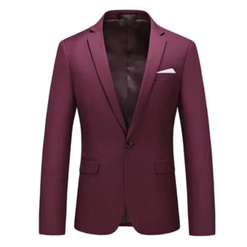 Men's Four-Season Formal Suit Jacket Single Button Slim Fit Business Casual Slim Fit Blazer