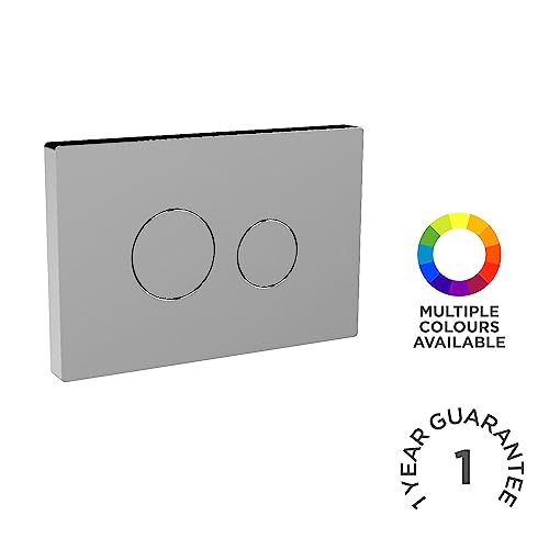 nuie MDPP01R Ceramics Accessories Round Push Button Plate for Pneumatic Dual Flush 70mm x 99mm, Chrome - Image 4