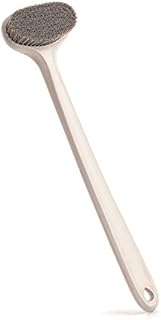 Surlees Back Scrubber for Shower for Men Women Elderly, Bath Brush, Body Brush (15'', White)
