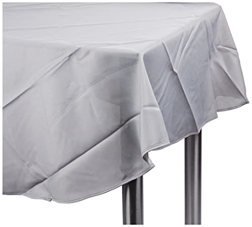 Today Nappe Ronde 180 Zinc Polyester Gris 180 x 180 cm