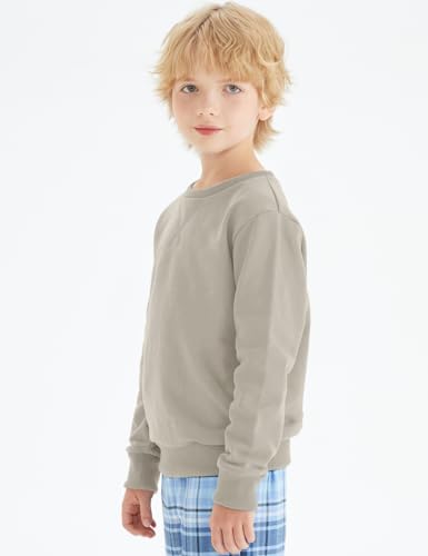 Spring&Gege Youth Basic Sport Crewneck Pullover Sweatshirts for Children（3-14 Years）3