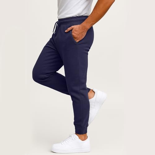 Joggers for Men Baggy Elastic Waist Drawstring Sweatpants with Pockets Stretch Comfy Casual Running Athletic Pants2