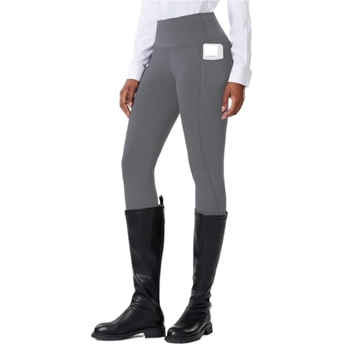 Collants d'équitation antidérapants avec compression abdominale active