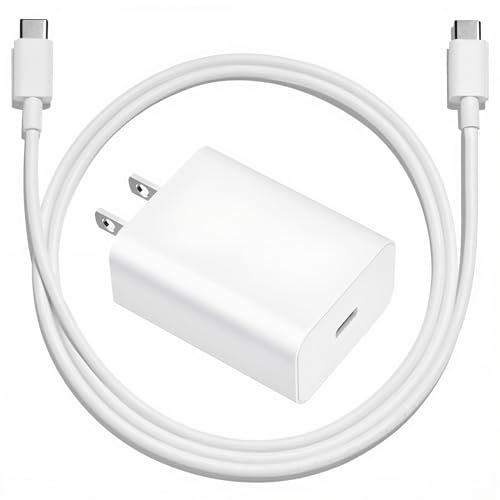 USB C Fast Wall Charger for Google Pixel 9 Pro XL 9 8a 8 Pro 7a 7 7 Pro 6 6 Pro 6a 5 4 4a 4XL 3a 3XL 2 XL, 20W 3A PD Power Adapter and 6.6FT Type C Cable for iPhone 16/15, Samsung Galaxy Phone
