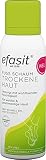 efasit Fuß Schaum Trockene Haut, Fußschaum mit 10% Urea, zieht schnell ein und fettet nicht, für Diabetiker geeignet, 125ml