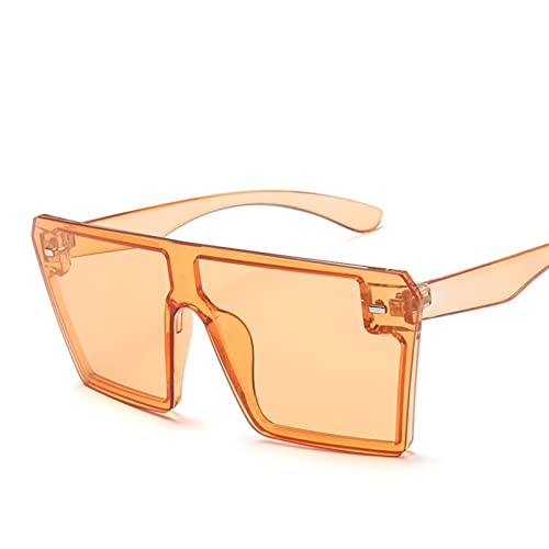 Lunettes de soleil rétro à grande monture élégance et protection UV400 haut de gamme
