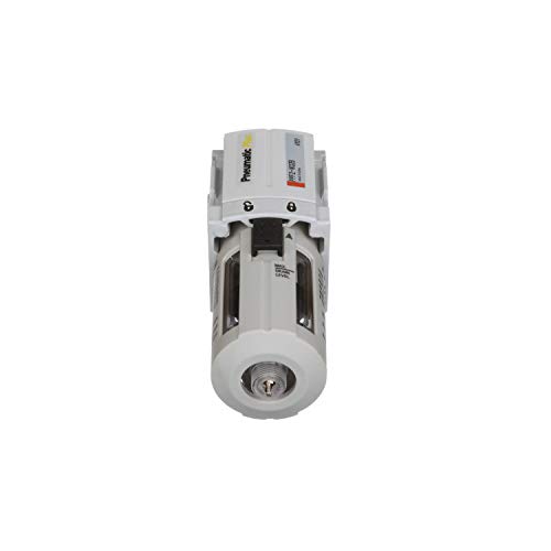 Pneumaticplus Ppf2-N02B Miniature Compressed Air Particulate Filter 1/4" Npt - 5 Micron, Poly Bowl, Manual Drain, Bracket #TOP5