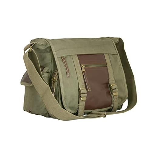 Fox Outdoor Deluxe Concealed-Carry Messenger Bag