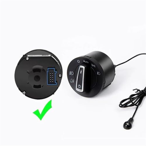 Interruptor de faros para coche mando de luces VW Passat B7 Touran 2011 2012 4