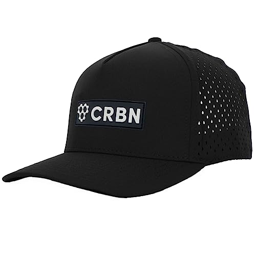 CRBN Pickleball - Quick-Dry Trucker Hat - Lightweight & Breathable Performance Pickleball Hat Black