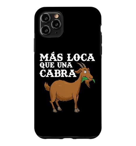 Mas Loca Que Una Cabra Granja Granjero Campesina Retro �X�}�z�P�[�X iPhone 11 Pro Max �p