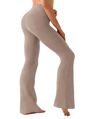 BUBBLELIME 29"/31"/33"/35"/37" 3 Styles Women's High Waist Bootcut Yoga Pants Basic/Side Pockets Tummy Control Workout Flared