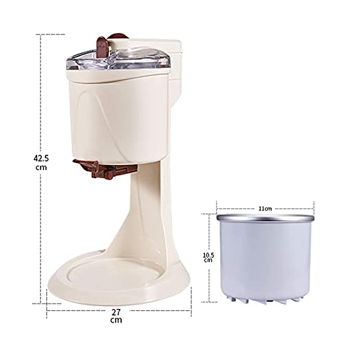 MNCYGJ Eismaschine Mit Kompressor Softeismaschine Für Zuhause Ice Cream Machine 1L Aluminiumfolie in Lebensmittelqualität Slush EIS Maschine Frozen Yogurt Maschine Eismaschine – Bild 7