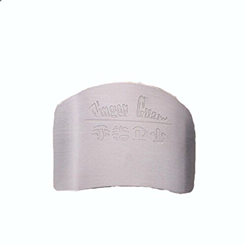 LORJE New Stainless Steel Finger Protector Safe Chop Hand Guard Slice Kitchen Tool