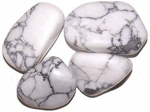 Pachamama Essentials White Howlite Tumbled Stone - Healing Stone 5