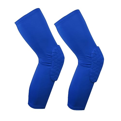 balacoo Sports Basketball Knee Pads Honeycomb Protection Supportive Brace Breathable Leg Sleeve Compression Support Pads for Running Size s