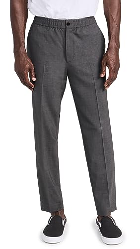Theory Men's Larin Drawstring Pant, Medium Charcoal at