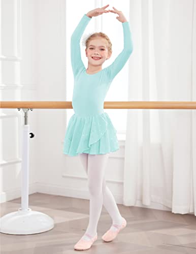 Image of Arshiner Kids Girls Classic Long Sleeve Leotard Dance Ballet Dress