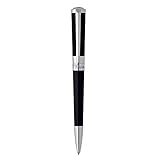 dupont palladium fountain Dupont ST S.T. Dupont Freiheit Kugelschreiber Lack und Palladium Punta a sfera schwarz