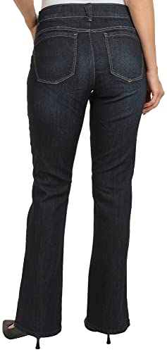 Democracy Womens 32 in. Ab-tec Flare Leg Jeans 6 Dark wash2