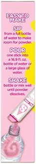 Singles To Go Starburst Powdered Drink Mix, All Pink Strawberry, 3 Boxes with 6 Packets Each - 18 Total Servings, Sugar-Free Drink Powder, Just Add Water, 6 count (Pack of 3)