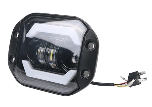 Projecteur LED pour moto résout le manque de visibilité phare 12V 5 pouces ATV