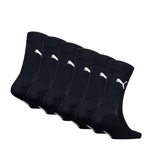 PUMA Unisex Kids Easy Rider Classic Sock, Black-New, 31/34 (5er Pack)