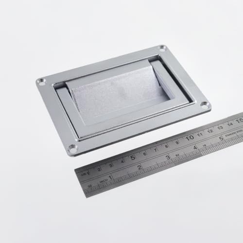 Image of Bitray Recessed Pull Handle 5.07 inch /129mm Zinc Alloy for Deck Hatch - Silver