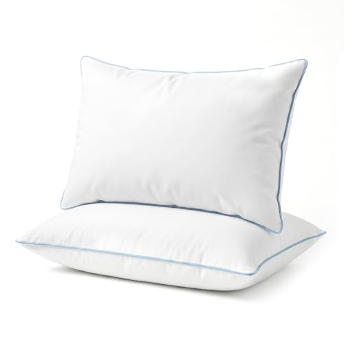 COSYLAND Almohadas 40 x 70 cm Pack de 2 para Cama - Estilo Hotel de Lujo, Blandas, Suaves, Cómodas y Transpirables para Dormir