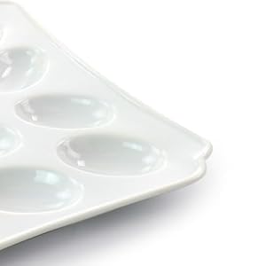 Martha Stewart Ceramic Deviled Egg Serving Platter (128822.01) Martha Stewart Ceramic Deviled Egg Serving Platter 12882201