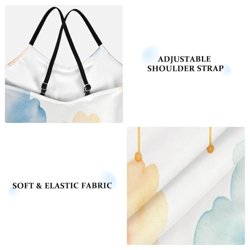 Oil Print Could Girls One-Piece Swimsuit Beach Bathing Suit3